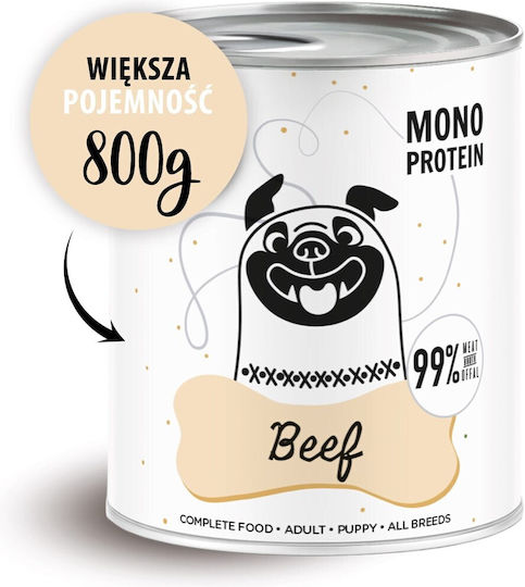 Paka Zwierzaka Υγρή Τροφή Σκύλων με Βοδινό 800gr