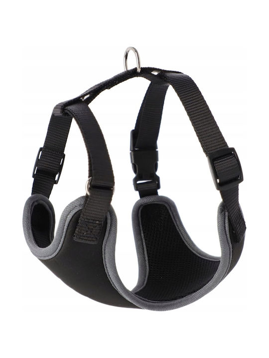 Dingo Dingo Антипресионни Каишки XS 1 5см/25-35см Черно-Сиво