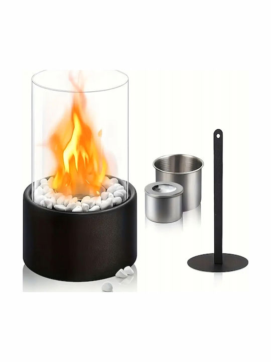 Focar Interior din metal Negru 28x16x10cm
