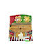 Weihnachtlicher Stuhlbezug Stoff Rentier 52x47cm