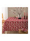 Palamaiki Christmas Tablecloth Fabric Red L180xW140cm.