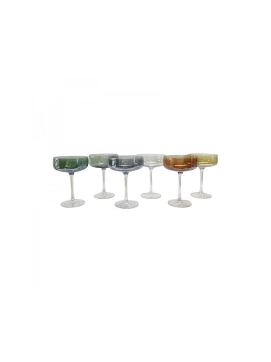 Secret de Gourmet Set de pahare de sampanie / Vin alb din Sticlă Cu picior 200ml 6buc