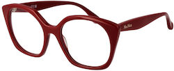 Max Mara Damen Acetat Brillengestell Rot MM 508...