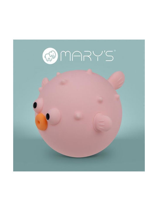 Mary's Led Night Lamp Puffer Fish Pink