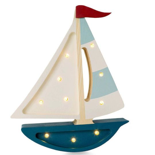 Light Sailboat Blue