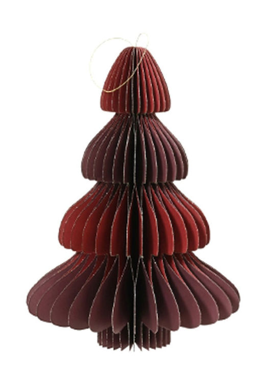 Christmas Decorative Tree 30cm Burgundy Tree