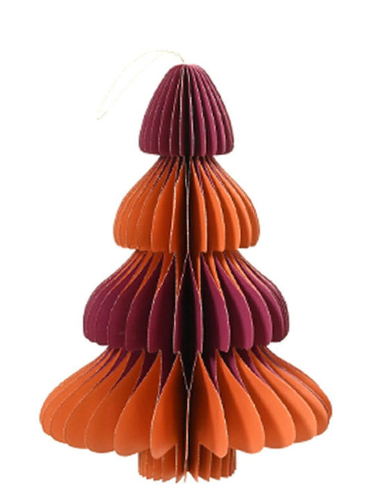 Christmas Decorative Tree 30cm Orange Tree