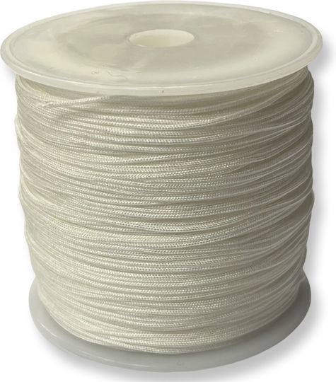 Κορδόνι Μακραμέ Άσπρο 0.8mm 93m