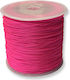 Fuchsia Macrame Laces 0.8mm 93m