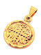 Rubini Charm Talisman Constantin Din Aur Galben 9 Carate