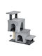 Pawhut Cats Scratching Post Gray 6x6cm