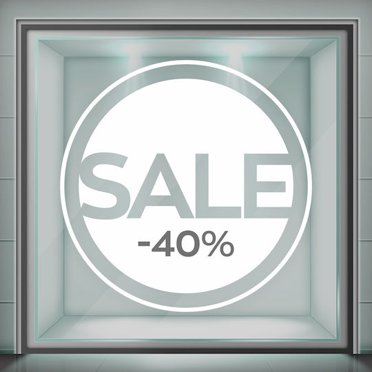 Etichetă pentru reducere circulară Sale 130x130