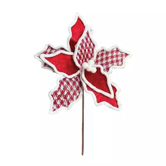 Marhome Weihnachtsdekoration Stoff Alexandrinischer Länge 27cm.
