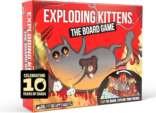 Επιτραπέζιο Παιχνίδι Exploding Kittens: The Board Game για 2-6 Παίκτες 7+ Ετών (EN) Exploding Kittens