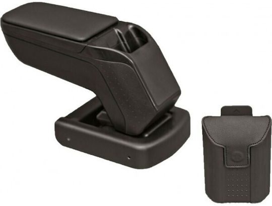 Rati Armster Car Leather Armrest for Volkswagen Caddy 20+ Black