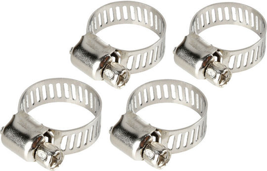Κολιεδες Σφιγκτηρες Υψους 8mm & Διαμετρου 13>19mm Ανοξειδωτο Ατσαλι 4 Τεμ