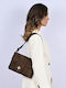 Leather Women's Shoulder Bag Suede Brown