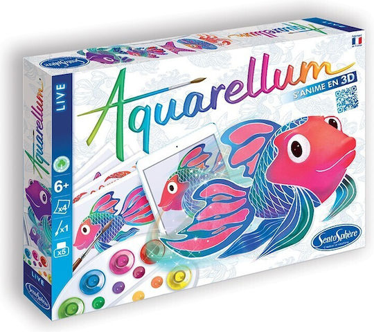 Sentosphere Ζωγραφική Aquarellum για Παιδιά 6+ Ετών 4τμχ