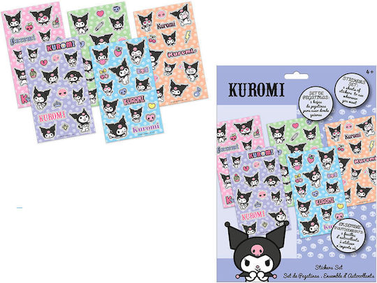 Hello Kitty Kuromi Sticker Set 24 Τεμ
