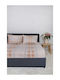 Naf Naf Set Cearșafuri King Size 270x280cm. Summit Bej 4buc