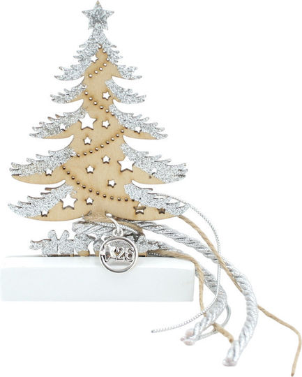 Makwedding de birou Amulet Βrad mic Argintiu din Lemn 2026 1buc