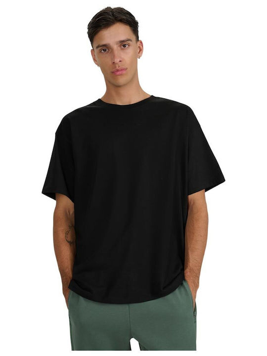 4F T-shirt Μαύρο