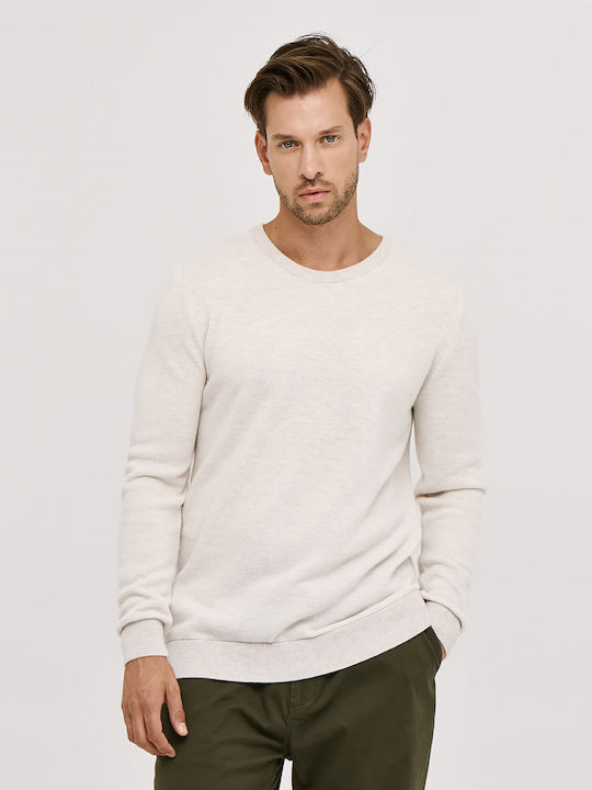 Camaro Langarm Pullover in Ecru