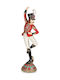 Bizzotto Nutcracker de Crăciun din Polirosină Înălțime 29.4cm.