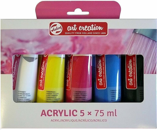 Royal Talens Art Creation Сет акрилни бои за живопис Colorful 75мл 5бр