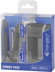 Stapler Set Nowa-35 + Hole Puncher Aion-10g Box Hanger Metallic Gray Stapler Set Nowa-35 + Hole Puncher Aion-10g Box Hanger Metallic Gray