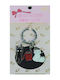 Kiki's Delivery Service Jiji Lily & Phone Metal Keychain
