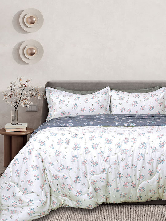 Palamaiki Duvet Set Queen 230x260cm Bed In A Bag Multicolor 5pcs 300 GSMGsm