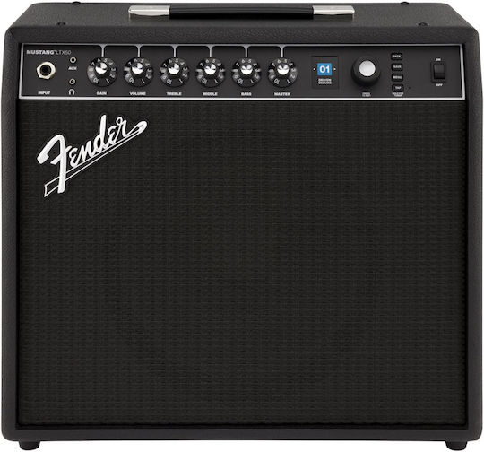 Fender Mustang Combo Ενισχυτής Ηλεκτρικής Κιθάρας 50W Μαύρος