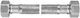 Flexible Connection Hose Ferro Flexible Connection Braided Stainless Steel Nut-Nut 1/2" 80cm Pws7