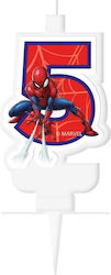 Κεράκι Spiderman Αριθμός 5