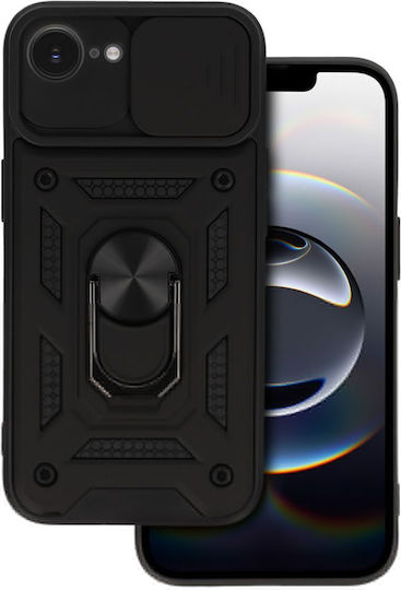 Back Cover Σιλικόνης / Πλαστικό Μαύρο (iPhone 17e / 16e)