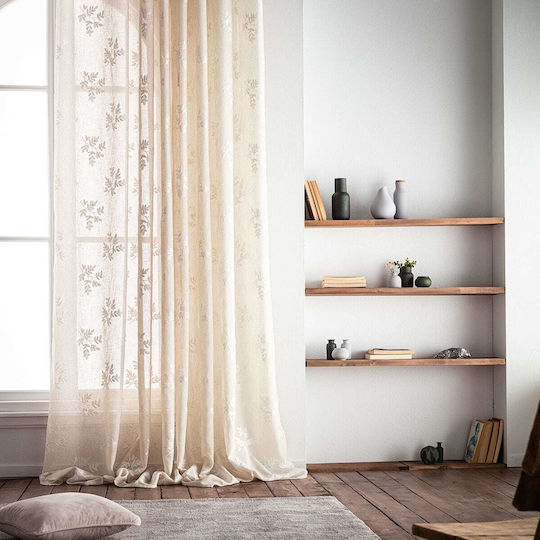 Gofis Home Curtains With Beige Pencil Pleat 140x280cm Gofis Home Curtains With Beige Pencil Pleat 140x280cm