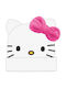 Hello Kitty Детска Плетена Бяла Шапка