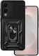 Back Cover Silicon / Plastic Negru (Galaxy S25 Edge)