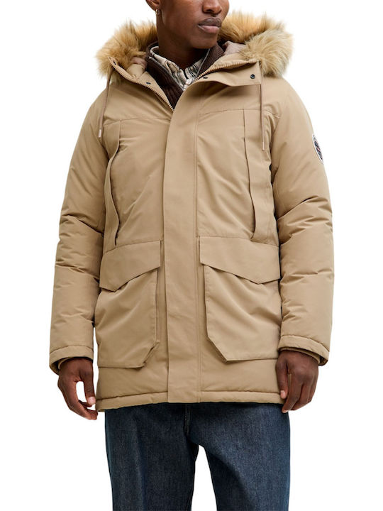 Jack & Jones Μπουφάν Μπεζ