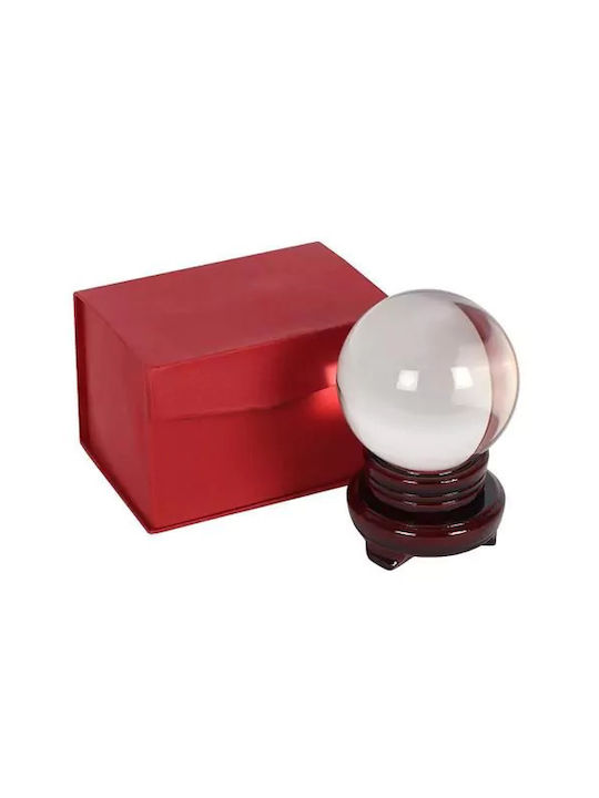 Bila De Vindecare Din Cristal Clar Cu Bază 10cm