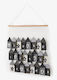 Weihnachtsaccessoires Weihnachtskalender Hütten 9x20 cm