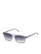 Guess Ochelari De Soare Unisex Cu Ramă Din Plastic Transparent Și Lentile Gri Degrade