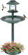Costway Costway Bird Water Feeder Solar Lighting Planter Green Nest Feeding Pz10005qt