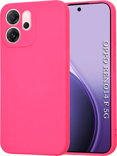 Techsuit Softflex Back Cover Silicone Fuchsia (Oppo Reno14F)