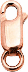Schmuckherstellungsmaterialien Klammer Roségold 9K Krebse 10,60mm Schmuckherstellungsmaterialien Klammer Roségold 9K Krebse 10,60mm