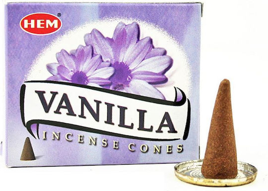 Αρωματικοί Κώνοι Βανίλια Hem Vanilla Cones 10τμχ
