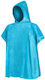 Microfiber Kid's Poncho Bathrobe Aqua Speed Kids Poncho Light Blue 145-02 Light Blue