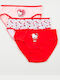 Superheroes Kids' Set with Briefs Pink, White, Red 3pcs