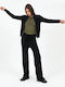 Dama Tesatura Pantaloni Black